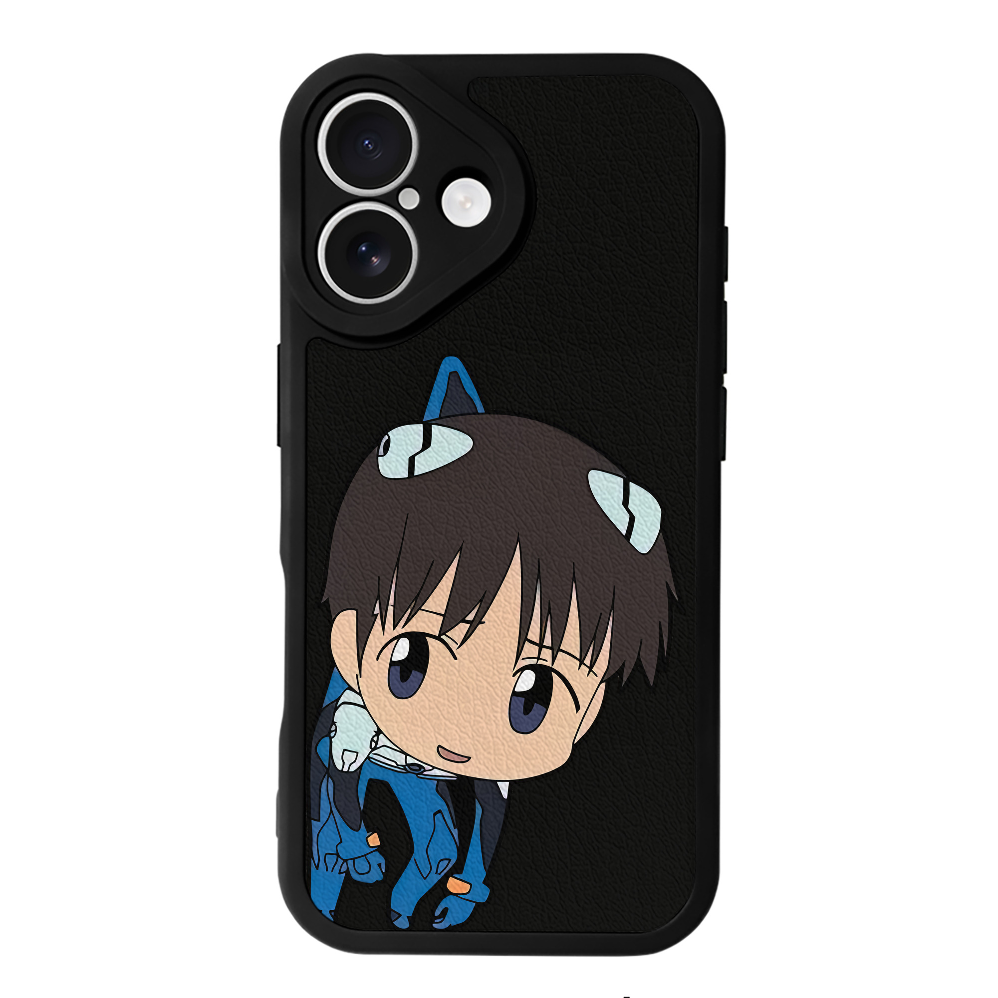 （画像用） EVA 新世紀エヴァンゲリオン 【iPhone 16シリーズ対応】シリコンスマホケース（レザー調） 材質：シリコン